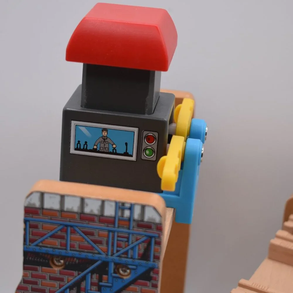 Race Wooden Mountain Risers Discontinued Replacement Pieces Thomas Tank Engine - Picture 3 of 9